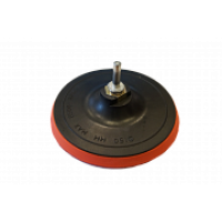 125мм (М14) 10мм Опорный диск для кругов самозацепляющихся с адаптером д/дрели TSUNAMI